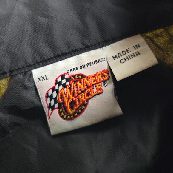 Winners Circle Dale Jarrett #88 Mens XXL Black Racing Jacket NASCAR Windbreaker - Picture 9 of 10